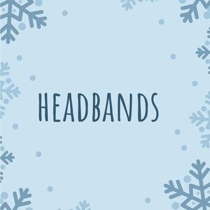 Blue Snowflake Headbands